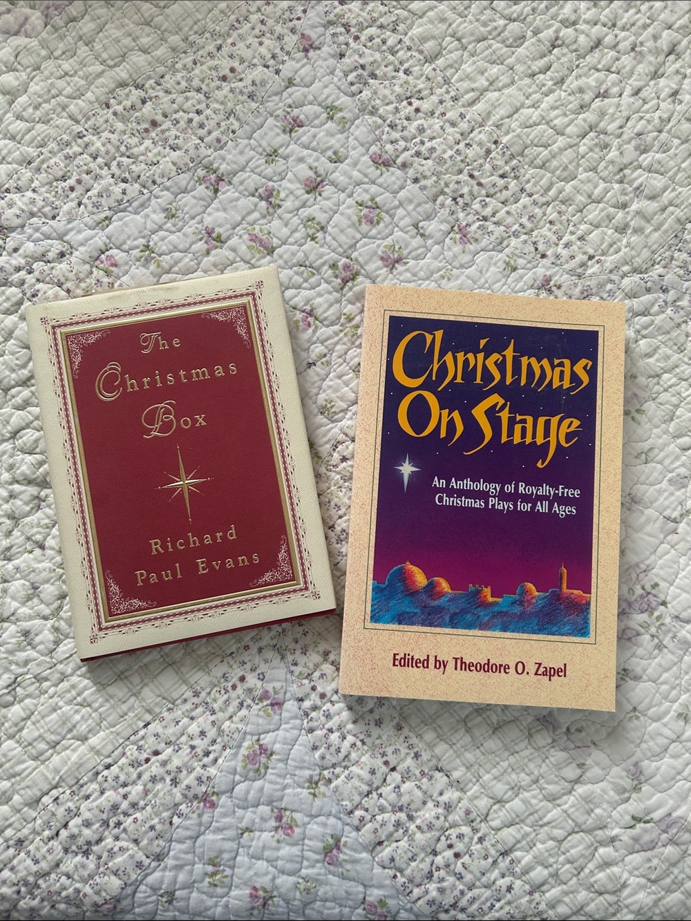 Christmas Books Bundle | Christmas on Stage + The Christmas Box Theatre|Reading